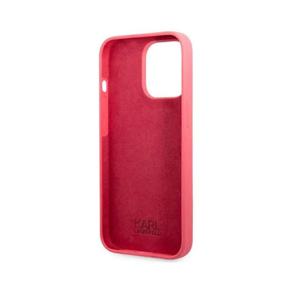 Karl Lagerfeld Hardcase KLHCP13XSLMP1PI, Fuchsia - iPhone 13 Pro Max