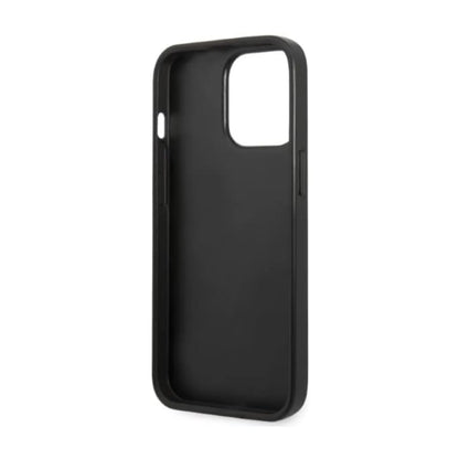 Karl Lagerfeld Hardcase KLHCP13LSFMP2K, Schwarz - iPhone 13 / 13 Pro