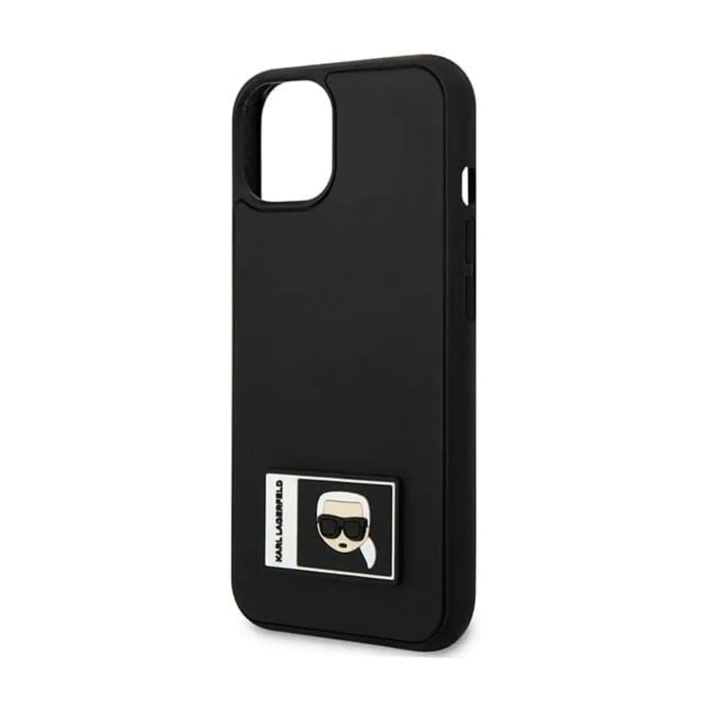 Karl Lagerfeld Ikonik Patch Case, Schwarz - iPhone 13