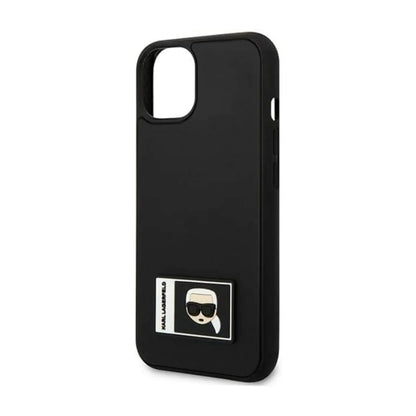 Karl Lagerfeld Ikonik Patch Case, Schwarz - iPhone 13