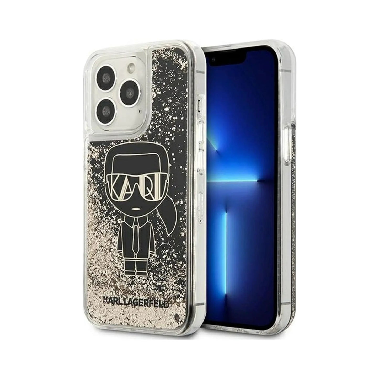Karl Lagerfeld Hülle Liquid Glitter Gatsby – iPhone 13 Pro