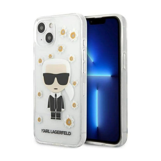 Karl Lagerfeld Hülle Iconic Karl Flower Transparent – iPhone 13 Mini
