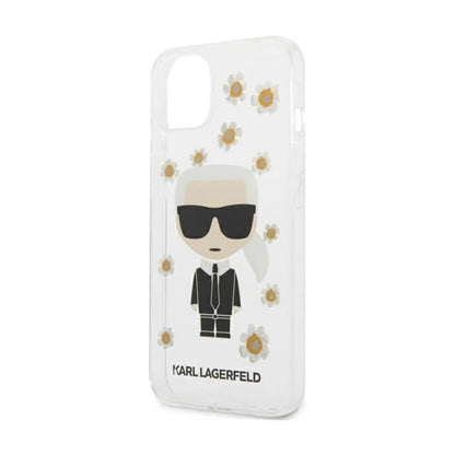 Karl Lagerfeld Hülle Iconic Karl Flower Transparent – iPhone 13 Mini