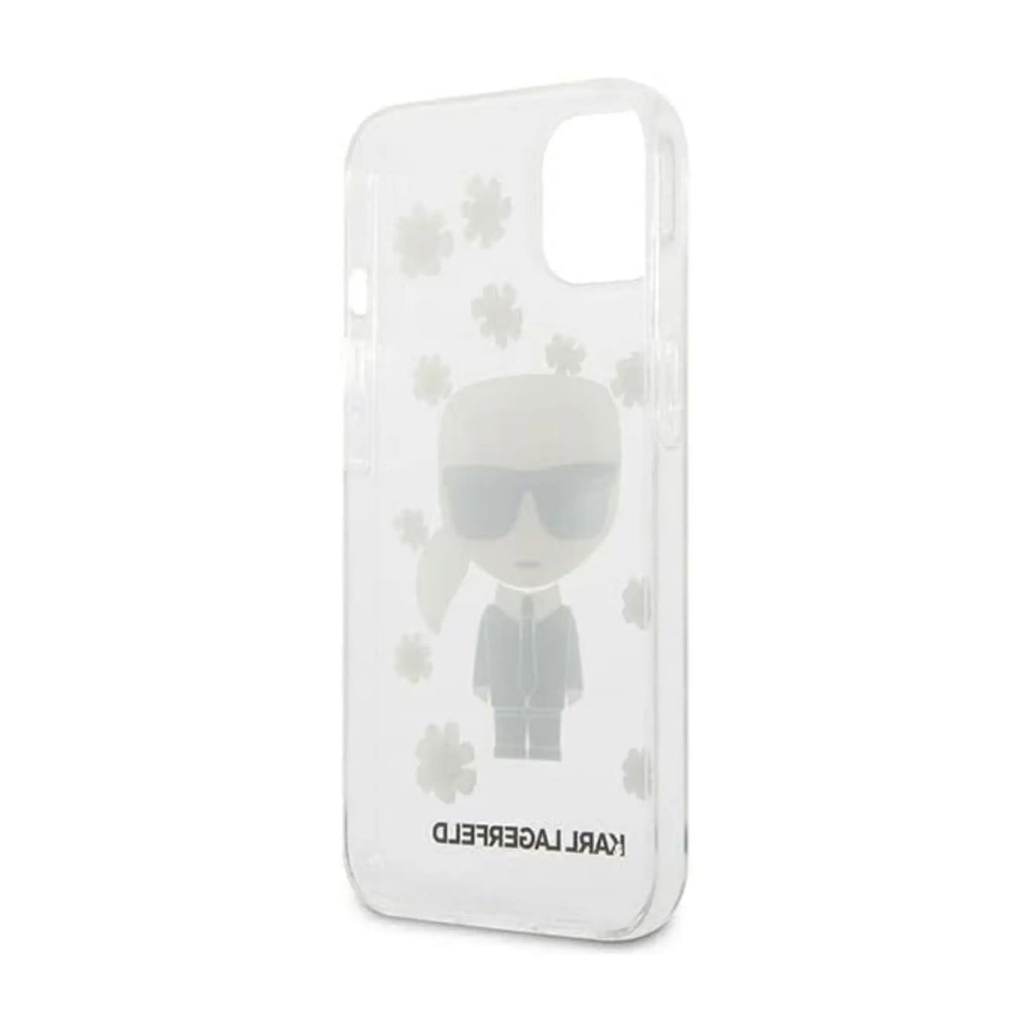 Karl Lagerfeld Hülle Iconic Karl Flower Transparent – iPhone 13 Mini