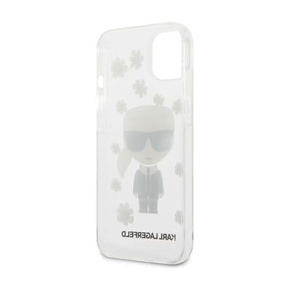 Karl Lagerfeld Hülle Iconic Karl Flower Transparent – iPhone 13 Mini