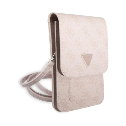 Guess Umhängetasche 4G Triangle Design Pink - Universal 16x10 cm