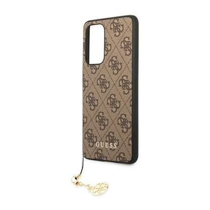 Guess Hülle GUHCA53GF4GBR 4G Charms Collection Braun – Galaxy A53 5G