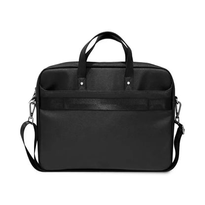 Guess Tasche Saffiano Hot Stamp Triangle Logo Schwarz – Universal