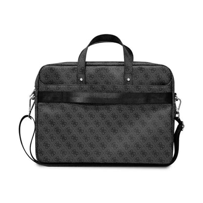 Guess Tasche Saffiano 4G Hot Stamp Triangle Logo Schwarz – Universal