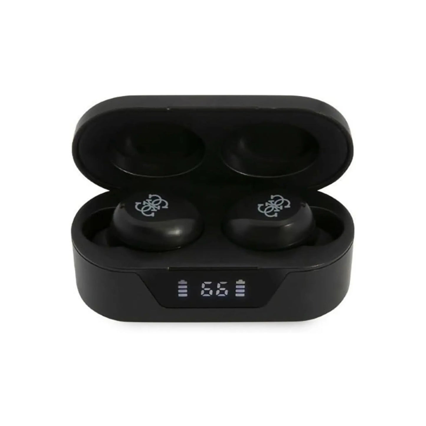 Guess TWS Earphones BT5.0, Ladecase 5 h - Schwarz