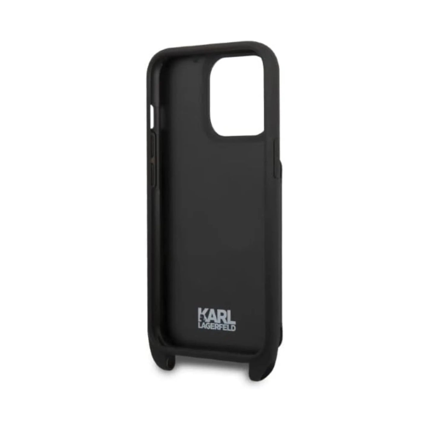 Karl Lagerfeld Hardcase KLHCP13LSAKHPK, Schwarz - iPhone 13 / 13 Pro