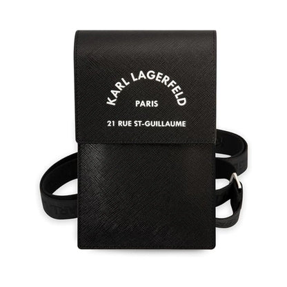 Karl Lagerfeld Handytasche KLWBSARSGK Geprägtes RSG Schwarz – Universal