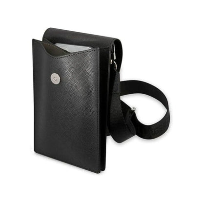 Karl Lagerfeld Handytasche Metal Karl Head Schwarz – Universal