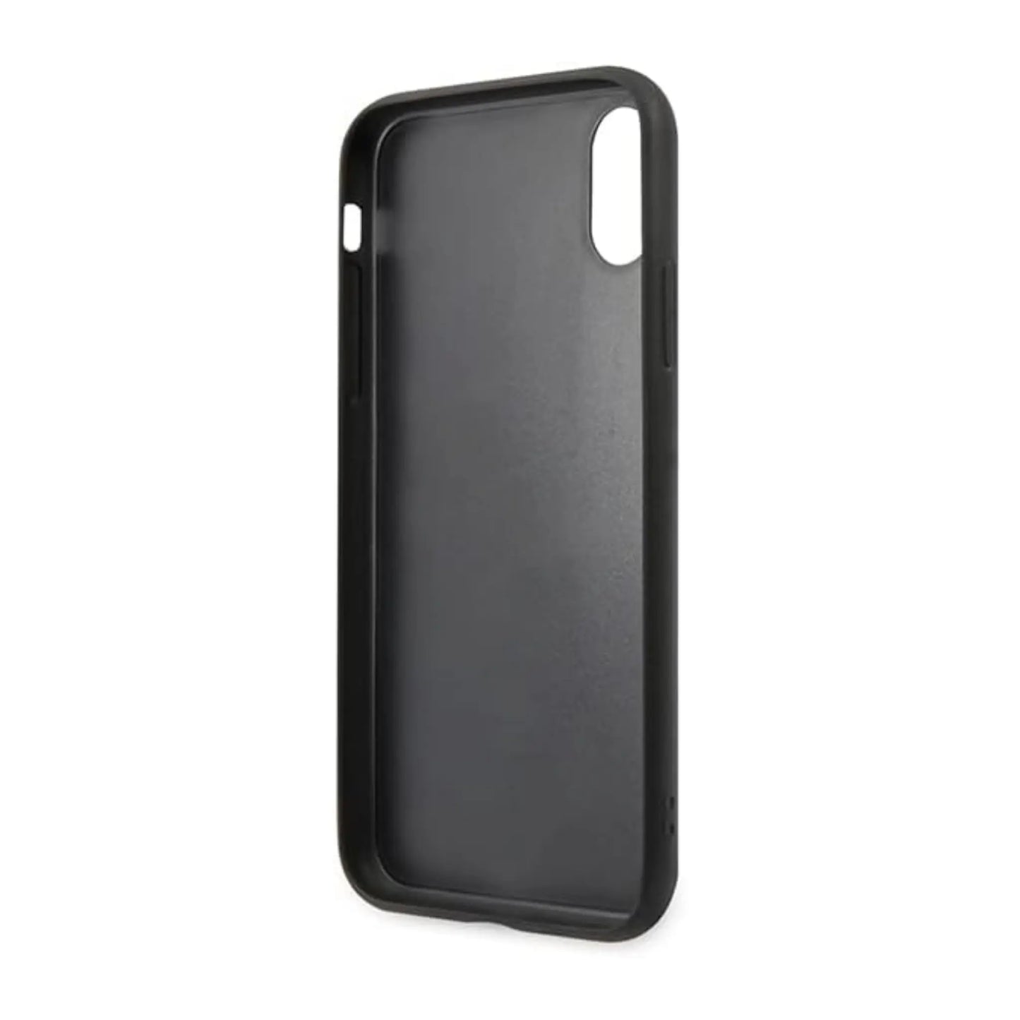 Karl Lagerfeld Saffiano Karl & Choupette Heads Case, Schwarz - iPhone Xs Max