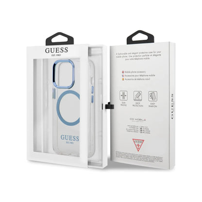 Guess Hülle Metal Outline MagSafe Kompatibel Transparent – iPhone 13 Pro Max