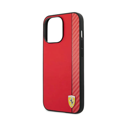 Ferrari Carbon Case, Rot – iPhone 14 Pro