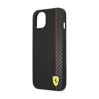 Ferrari Carbon Case, Schwarz – iPhone 14 Plus
