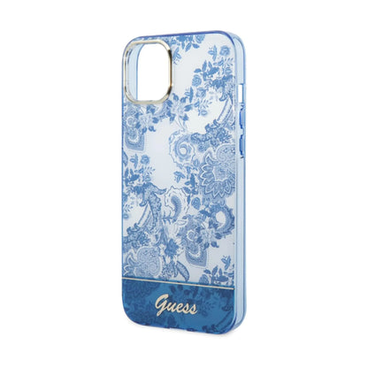 Guess Porcelain Collection Case, Blau – iPhone 14 Plus