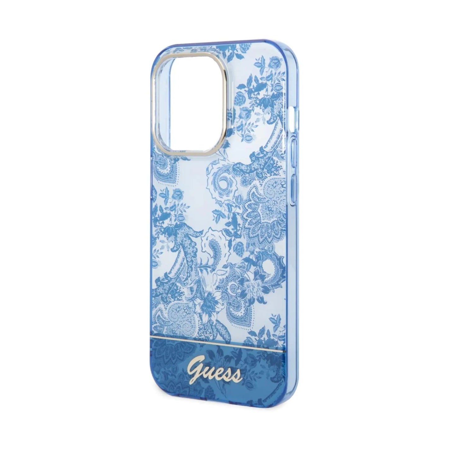 Guess Porcelain Collection Case, Blau – iPhone 14 Pro Max