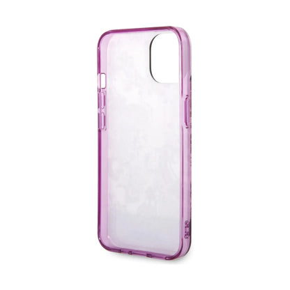Guess iPhone 14 Plus Hülle, Fuchsia – Porcelain Collection
