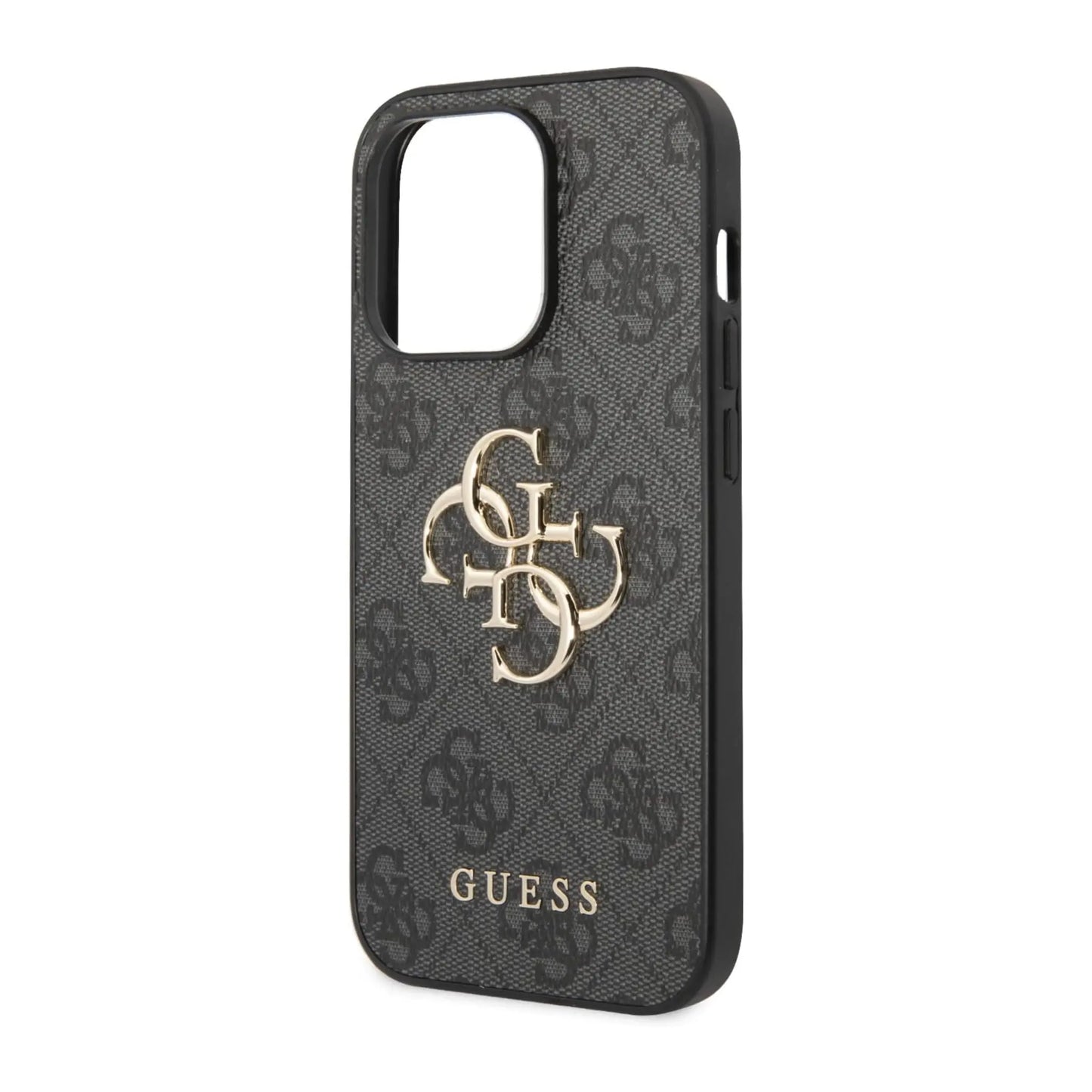 Guess Hülle 4G Metal Logo Dunkelgrau – iPhone 14 Pro Max