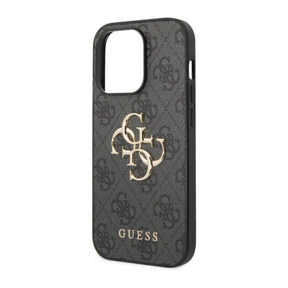 Guess Hülle 4G Metal Logo Dunkelgrau – iPhone 14 Pro Max