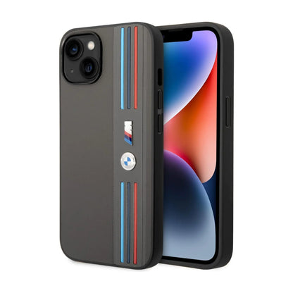BMW Hülle Kunststoff Tricolor Grau – iPhone 14 Plus