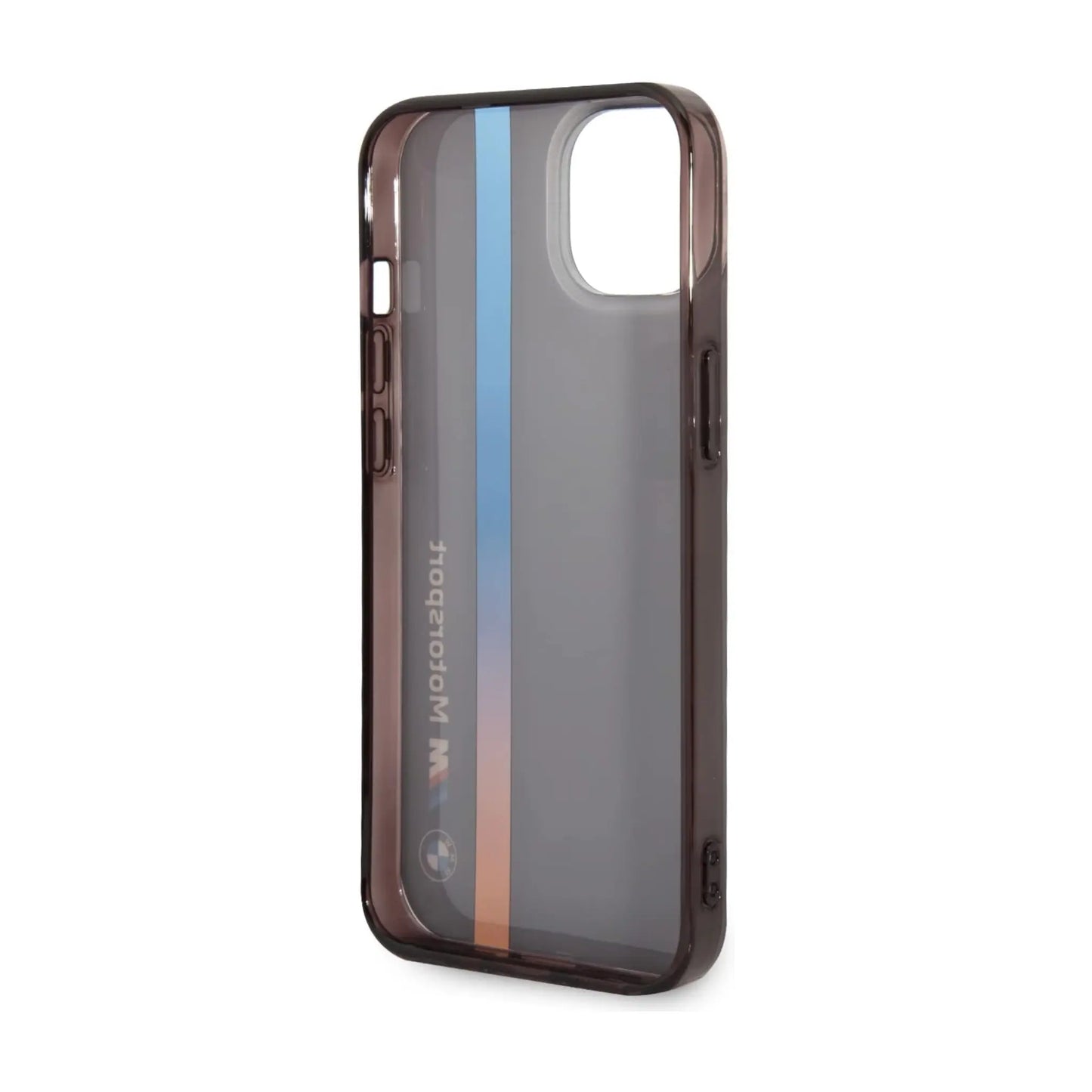 BMW Hülle IML Tricolour Stripe Schwarz – iPhone 14
