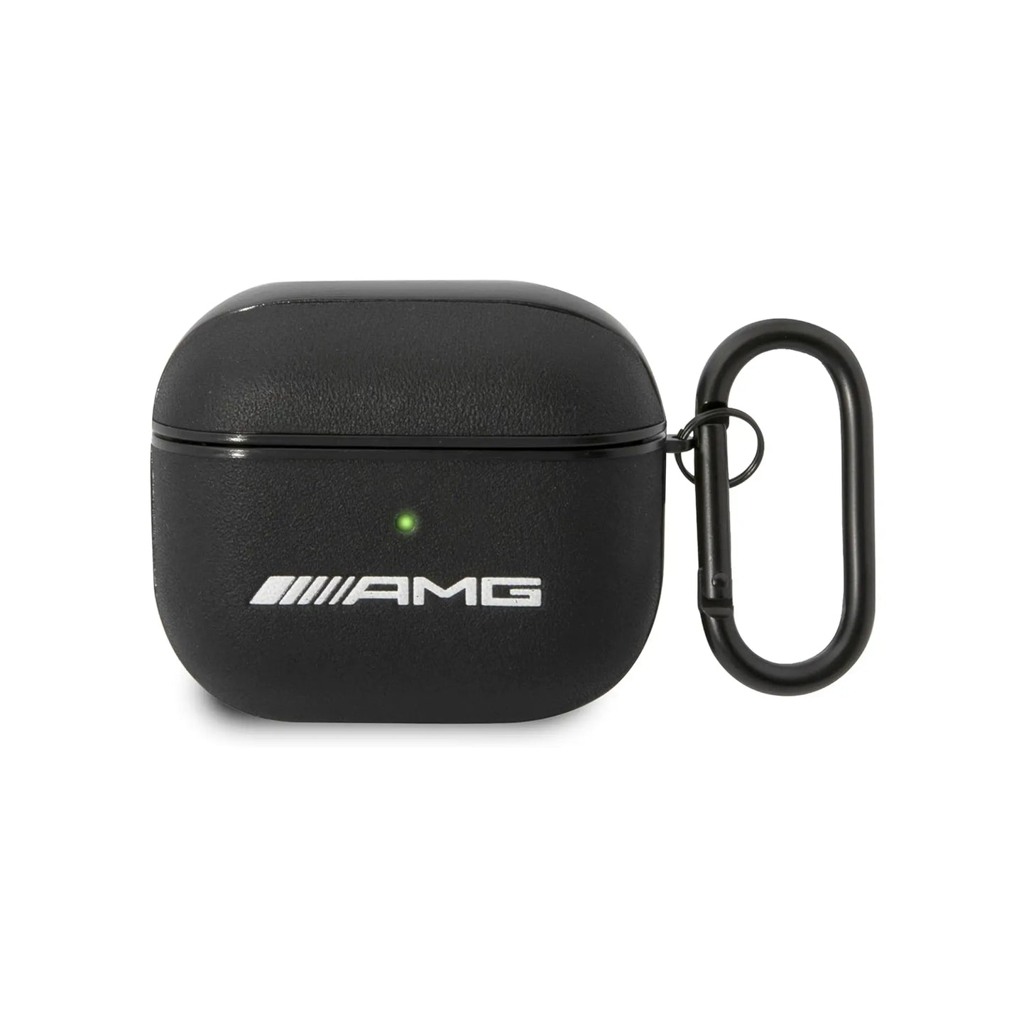AMG AirPods 3 Hülle, Schwarz – Leder Big Logo