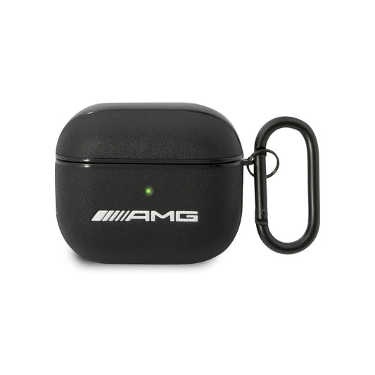 AMG AirPods 3 Hülle, Schwarz – Leder Big Logo