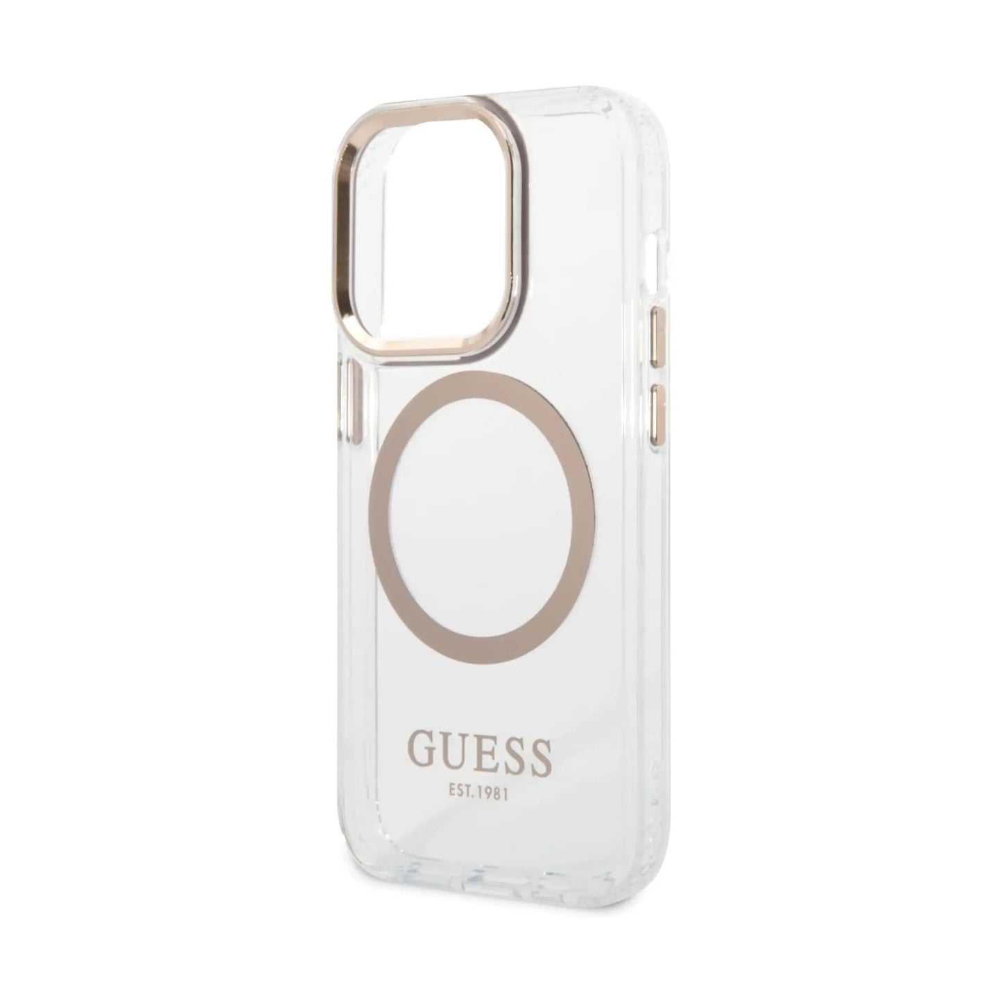 Guess Hülle GUHMP14LHTRMD Gold - iPhone 14 Pro