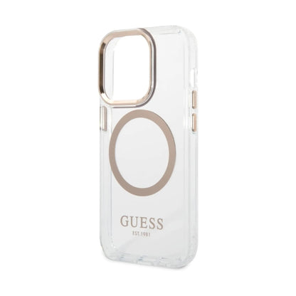 Guess Hülle GUHMP14LHTRMD Gold - iPhone 14 Pro