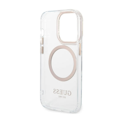 Guess Hülle GUHMP14LHTRMD Gold - iPhone 14 Pro