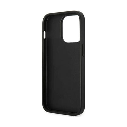 Karl Lagerfeld Saffiano Choupette Head Patch Case, Schwarz - iPhone 14 Pro Max
