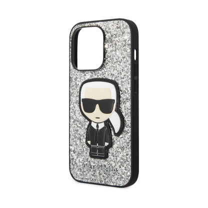 Karl Lagerfeld Hülle KLHCP14LGFKPG One Size Schwarz – iPhone 14 Pro
