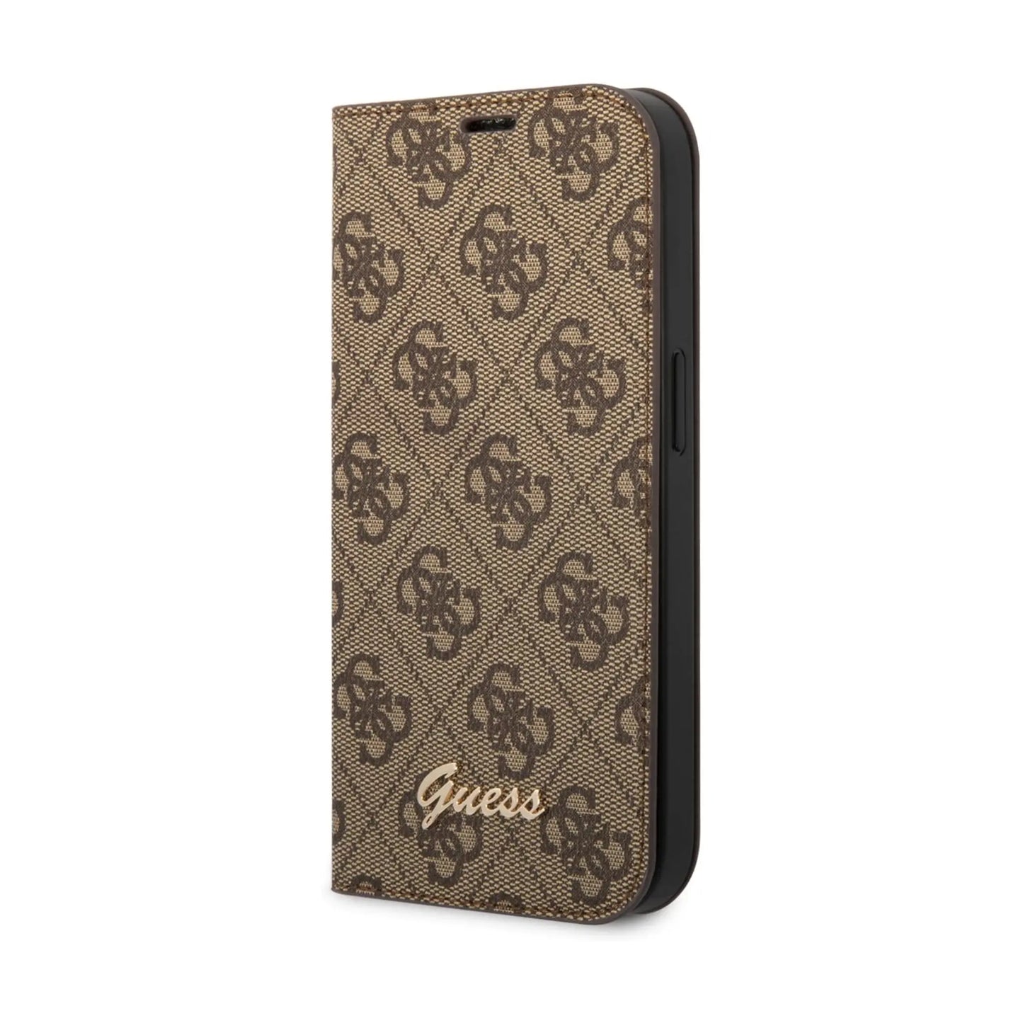Guess GUBKP14MHG4SHW 4G Book Case, Braun – iPhone 14 Plus / 15 Plus