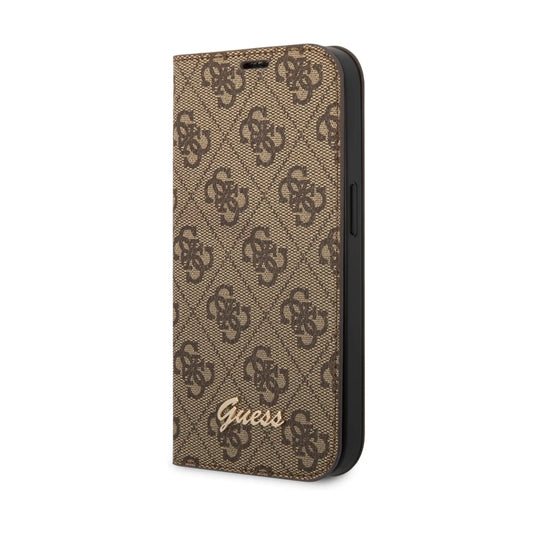 Guess GUBKP14MHG4SHW 4G Book Case, Braun – iPhone 14 Plus / 15 Plus