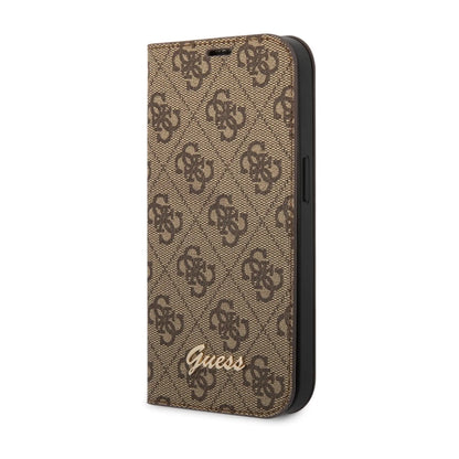 Guess 4G Metal Camera Outline Book Case, Braun – iPhone 14 Pro