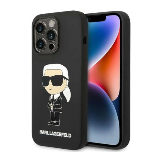 Karl Lagerfeld Silikon NFT Ikonik Case, Schwarz - iPhone 14 Pro Max