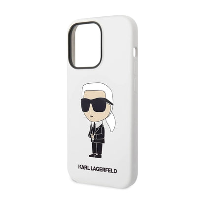 Karl Lagerfeld Hülle Silikon NFT Ikonik Weiß – iPhone 14 Pro Max