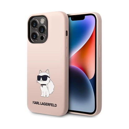 Karl Lagerfeld Silikon NFT Choupette Case, Pink - iPhone 14 Pro Max