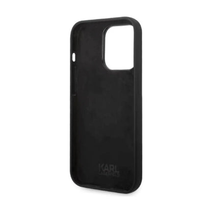 Karl Lagerfeld Silikon NFT Choupette Case, Schwarz - iPhone 14 Pro Max