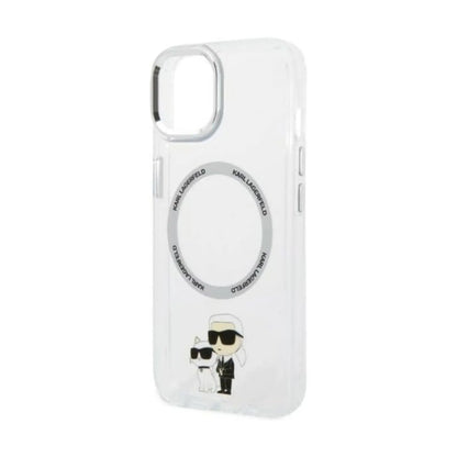 Karl Lagerfeld IML NFT Karl & Choupette MagSafe Case, Transparent - iPhone 14