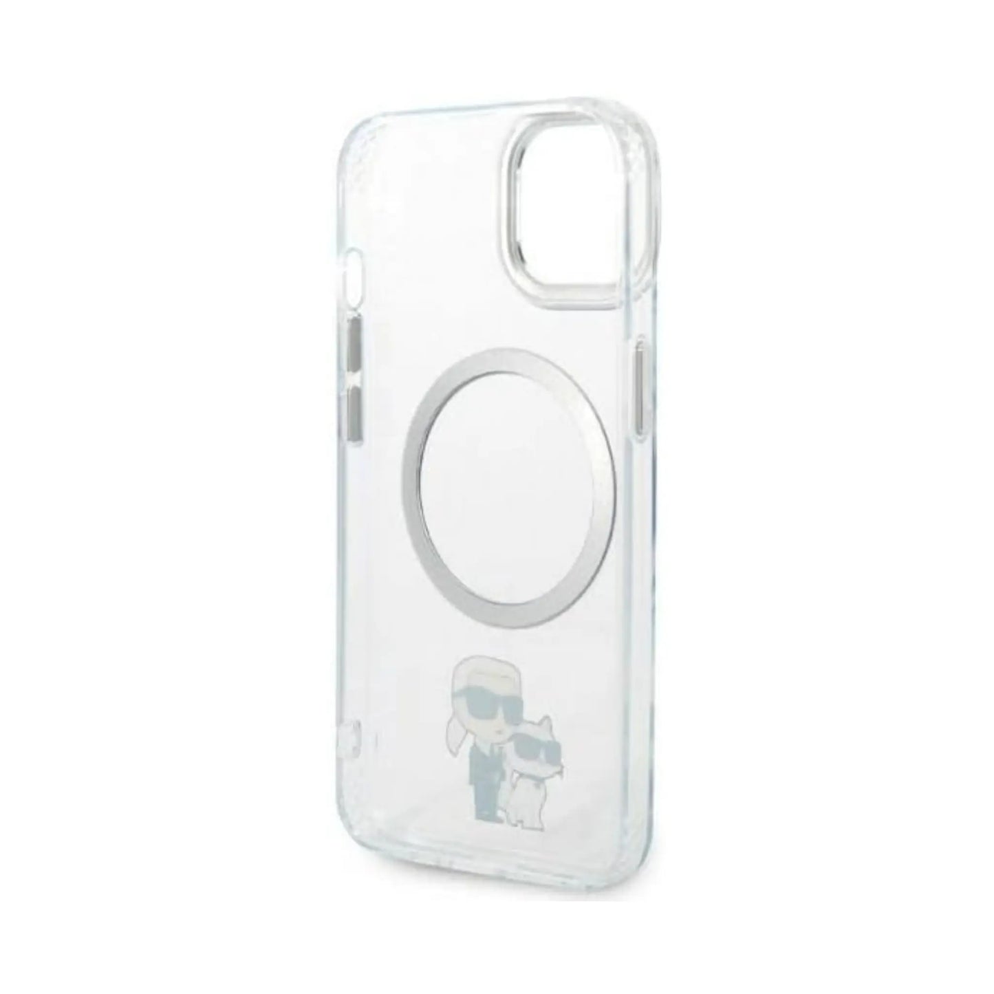 Karl Lagerfeld IML NFT Karl & Choupette MagSafe Case, Transparent - iPhone 14
