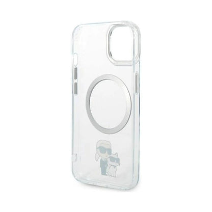 Karl Lagerfeld IML NFT Karl & Choupette MagSafe Case, Transparent - iPhone 14