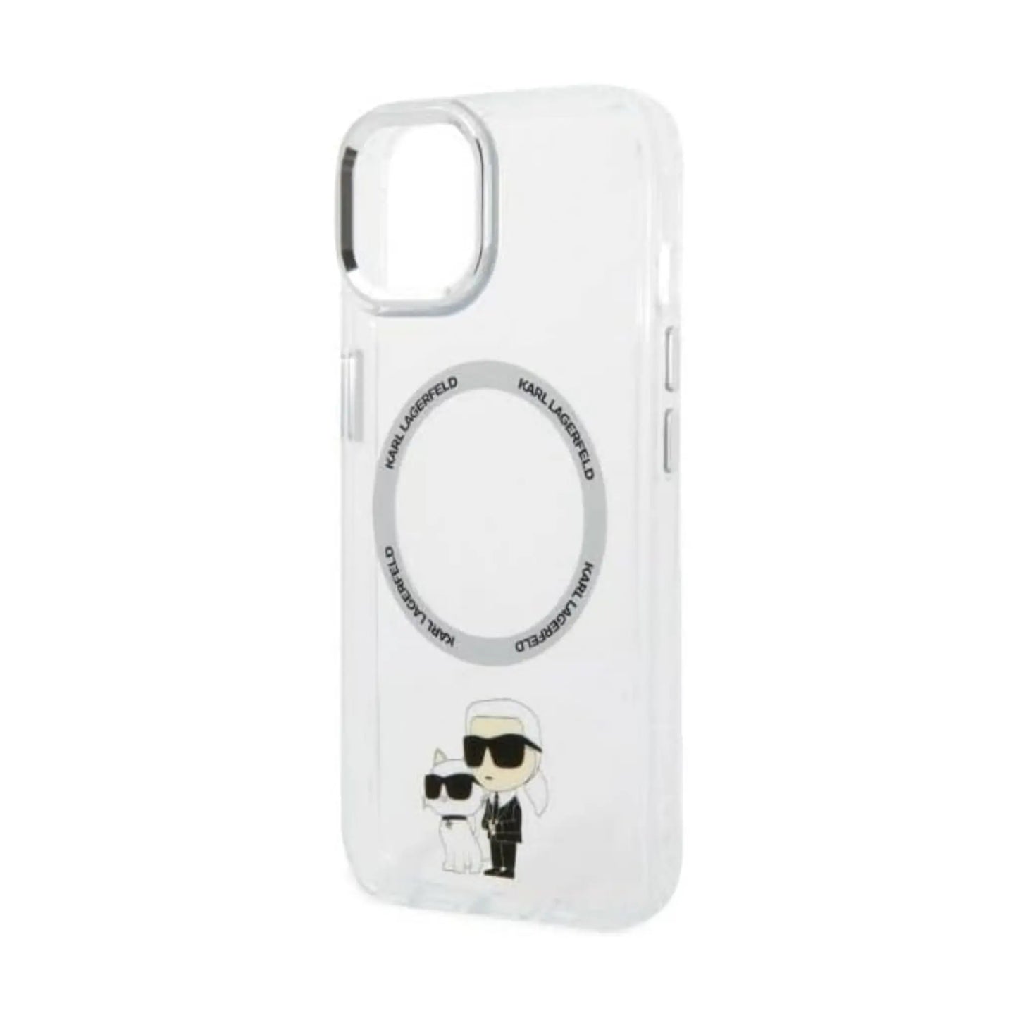 Karl Lagerfeld IML NFT Karl & Choupette MagSafe Case, Transparent - iPhone 14 Plus