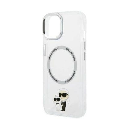 Karl Lagerfeld IML NFT Karl & Choupette MagSafe Case, Transparent - iPhone 14 Plus