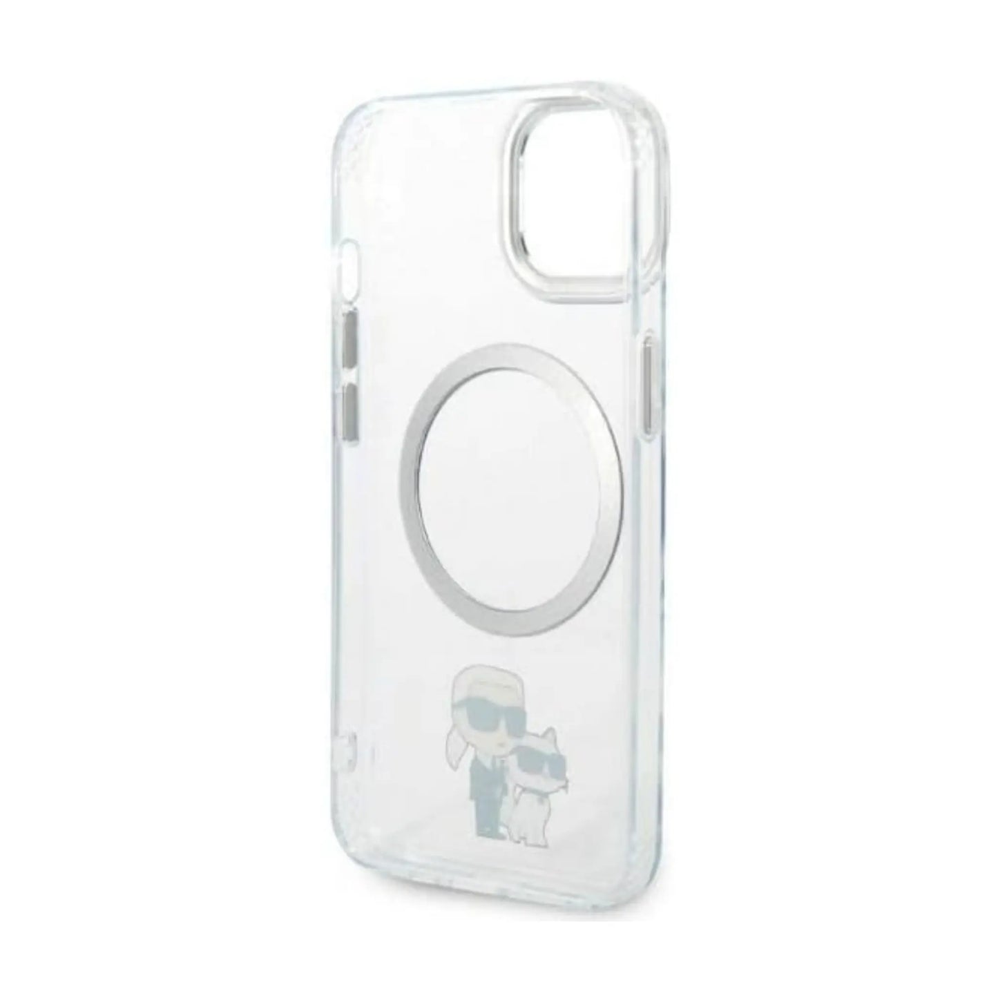 Karl Lagerfeld IML NFT Karl & Choupette MagSafe Case, Transparent - iPhone 14 Plus