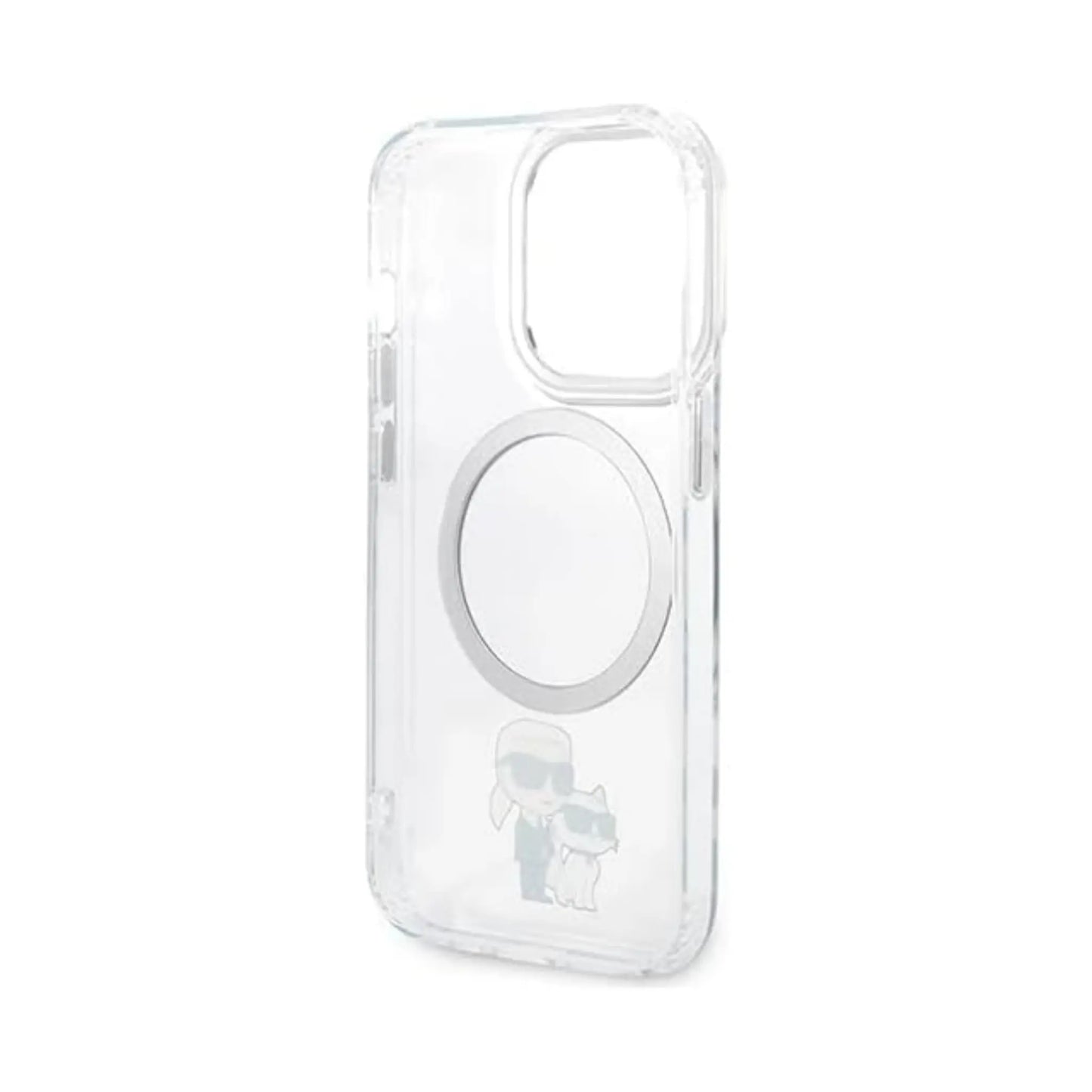Karl Lagerfeld IML NFT Karl & Choupette MagSafe Case, Transparent - iPhone 14 Pro