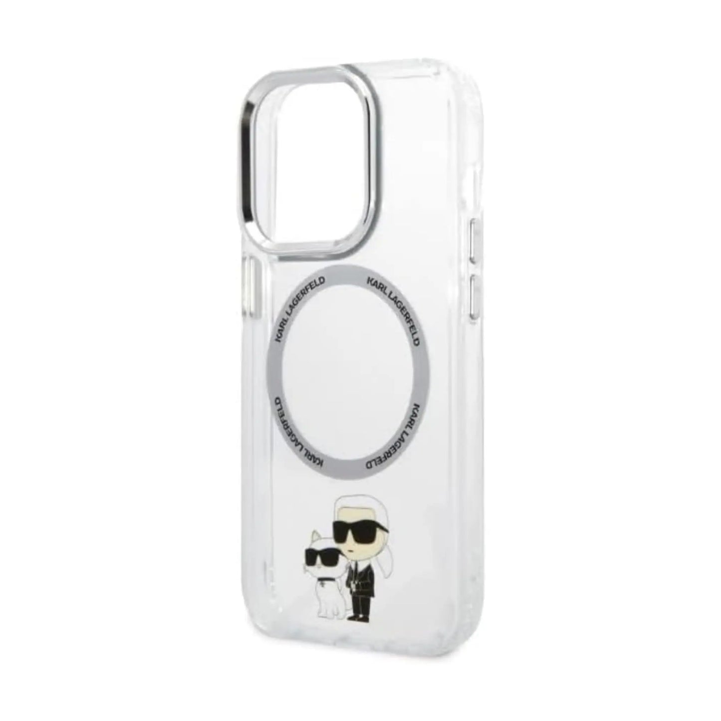 Karl Lagerfeld IML Karl & Choupette NFT MagSafe Case, Transparent - iPhone 14 Pro Max